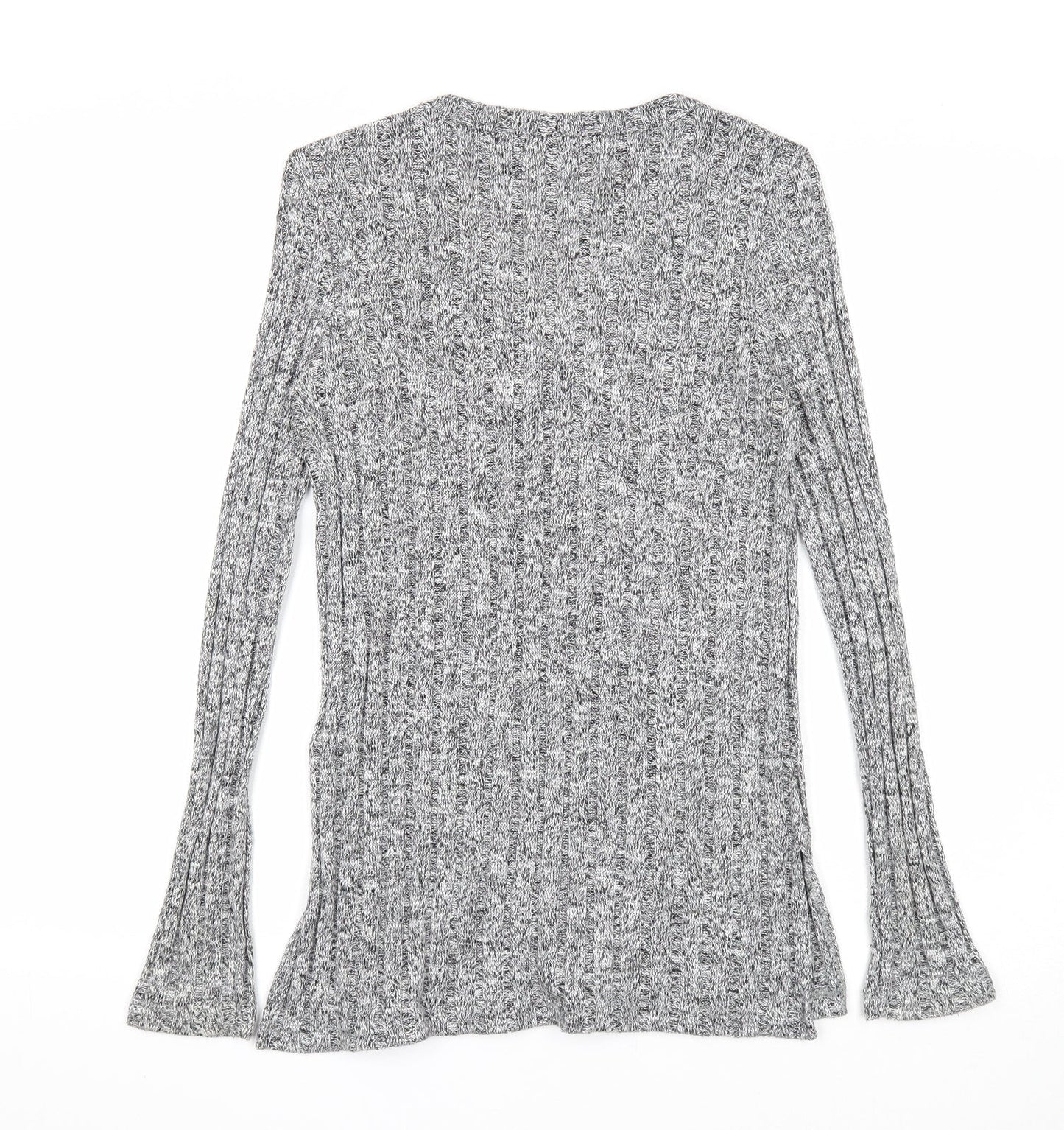 Womens UK Size 6 Topshop Grey Pullover Jumper