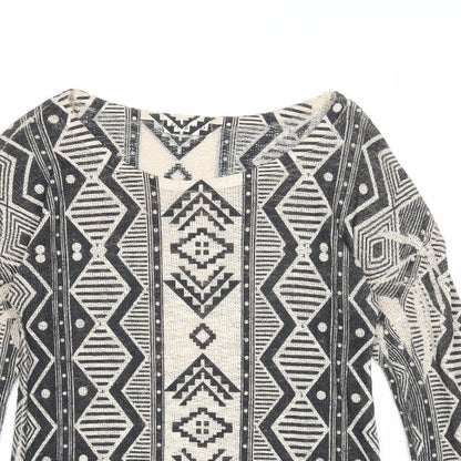 Womens UK Size S Ginger G Black Pullover Jumper