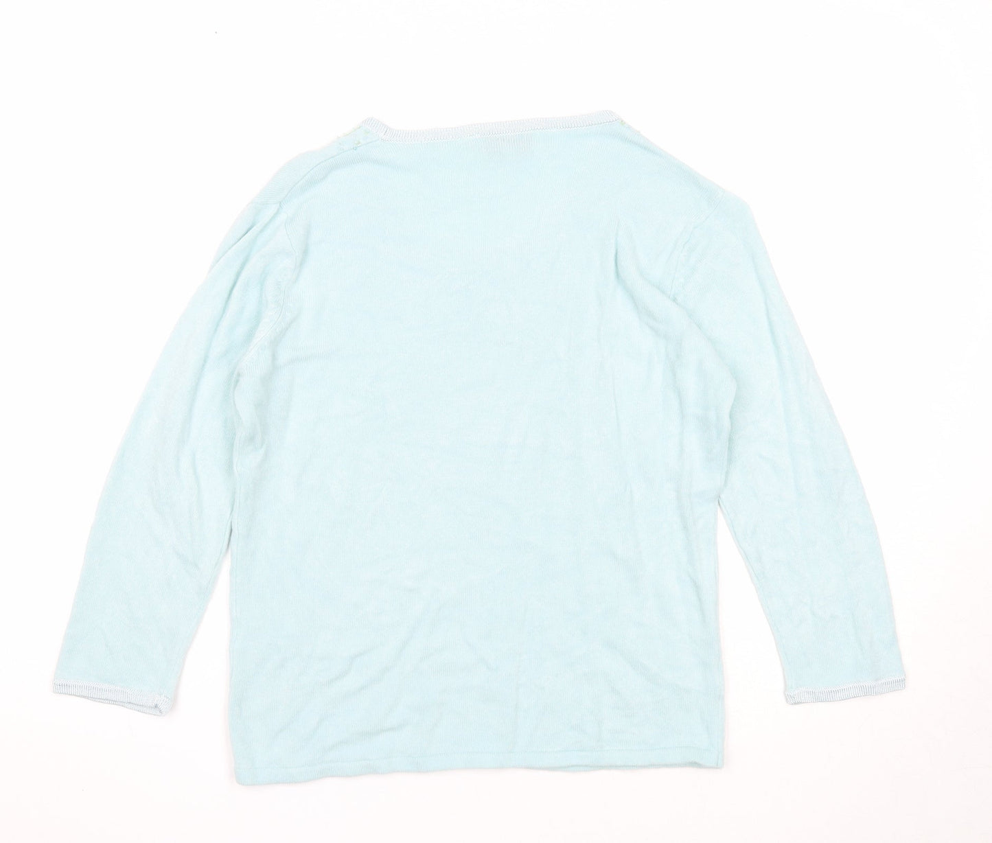Womens UK Size 14 Tigi Blue Pullover Jumper
