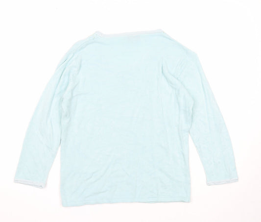 Womens UK Size 14 Tigi Blue Pullover Jumper