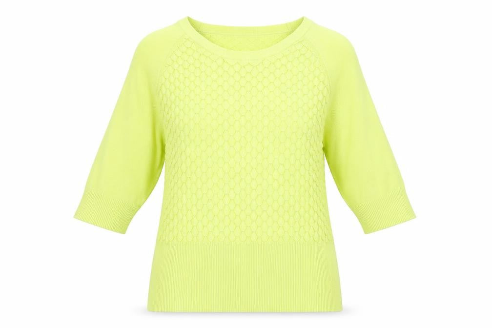 Womens UK Size 14 Marble Green Pullover Jumper