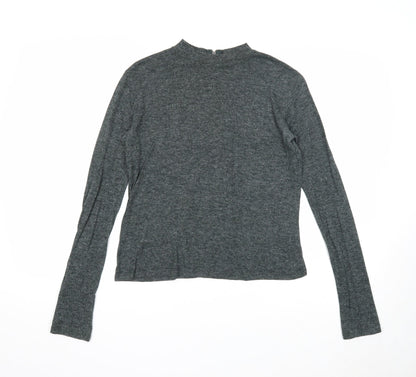 Womens UK Size 6 Atmosphere Grey Basic T-Shirt