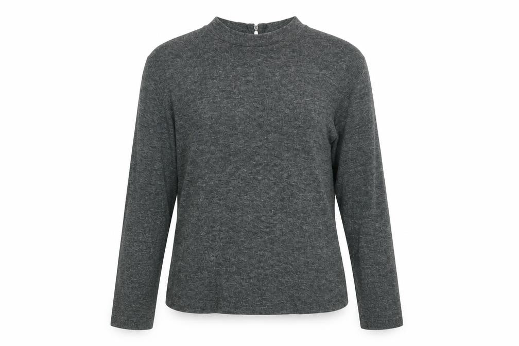 Womens UK Size 6 Atmosphere Grey Basic T-Shirt