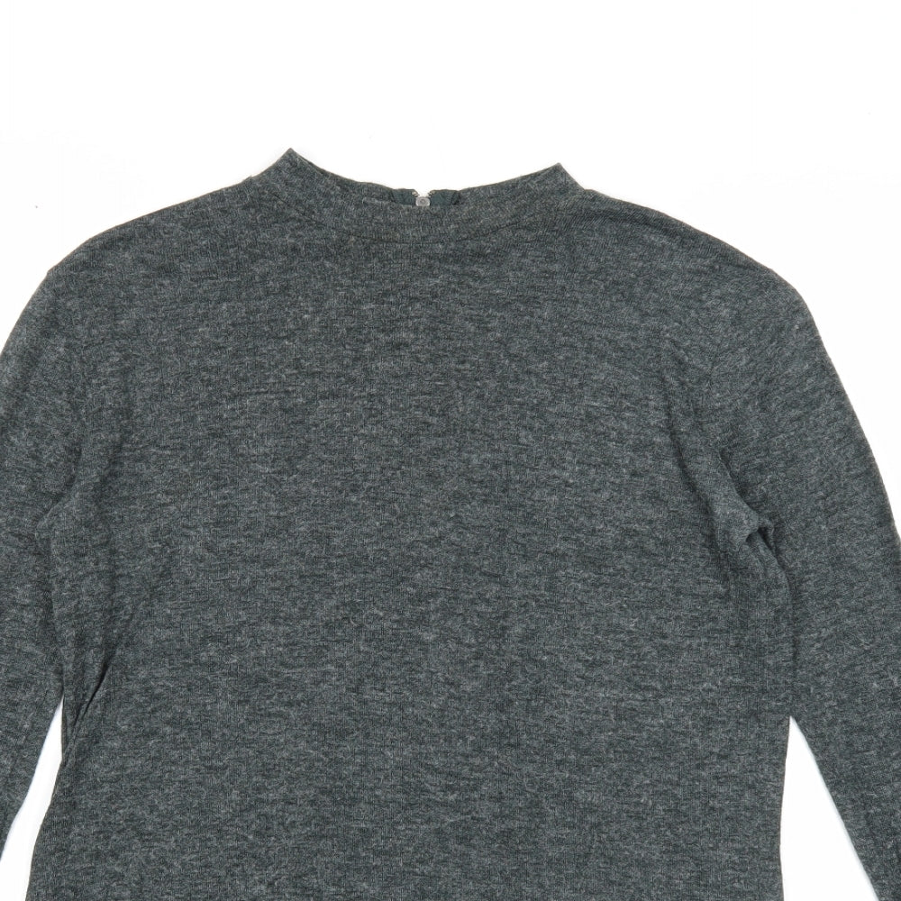 Womens UK Size 6 Atmosphere Grey Basic T-Shirt