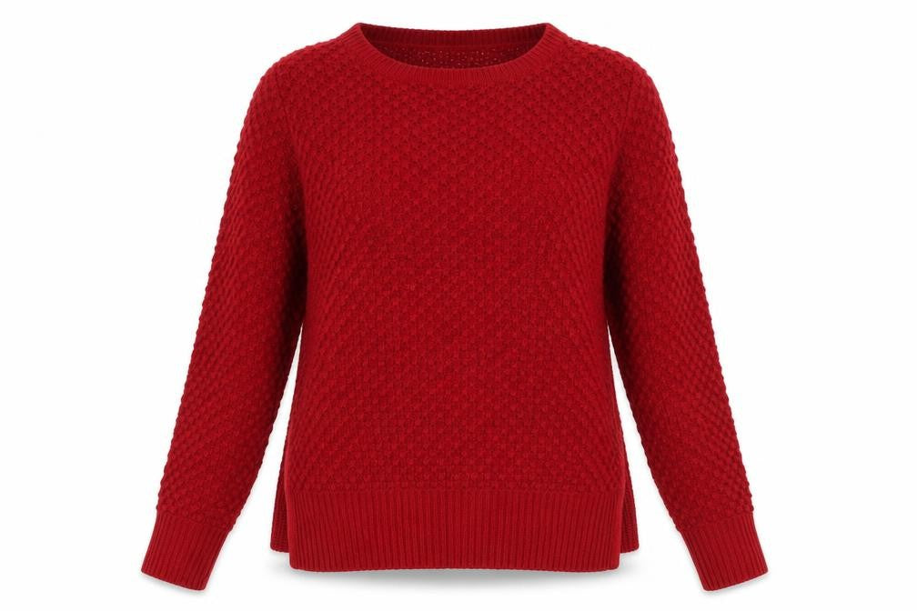 Womens UK Size L Sfera Red Pullover Jumper