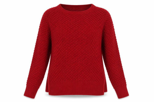 Womens UK Size L Sfera Red Pullover Jumper