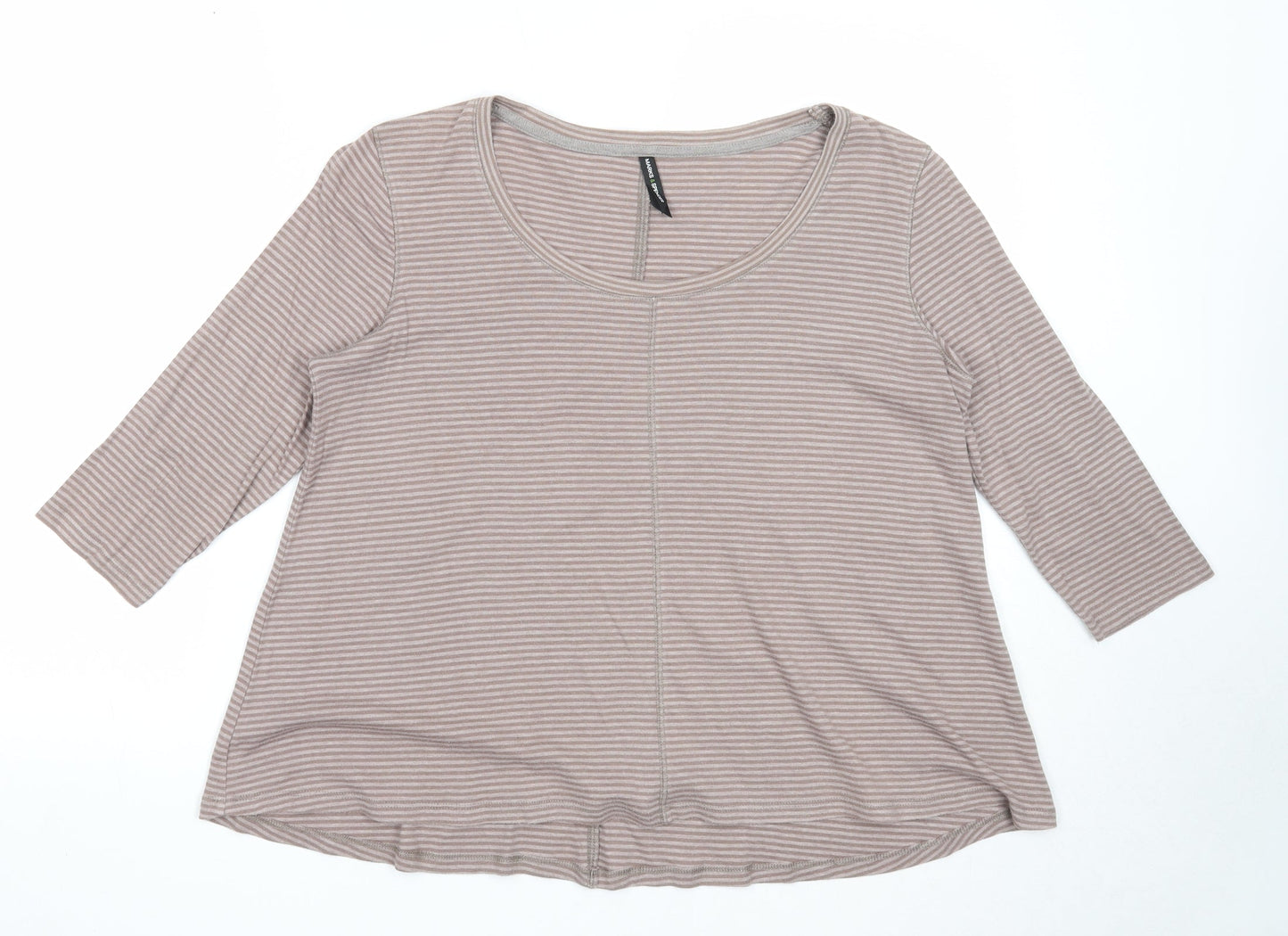 Womens UK Size 14 Marks and Spencer Brown Basic Blouse
