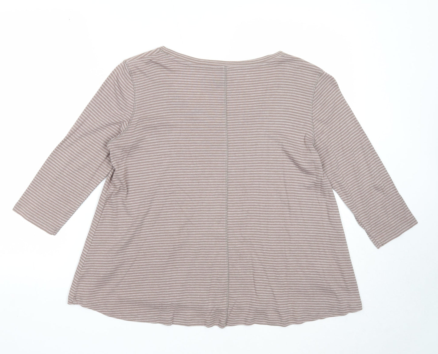 Womens UK Size 14 Marks and Spencer Brown Basic Blouse