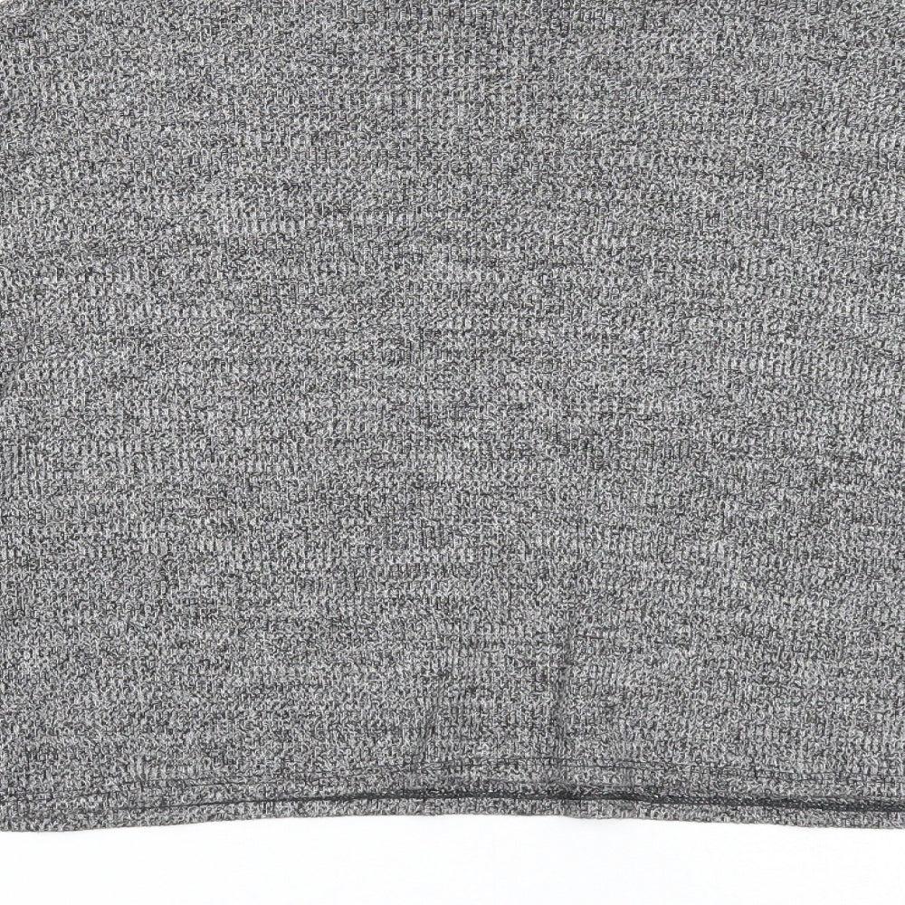 Womens UK Size S Divided Black Pullover Jumper