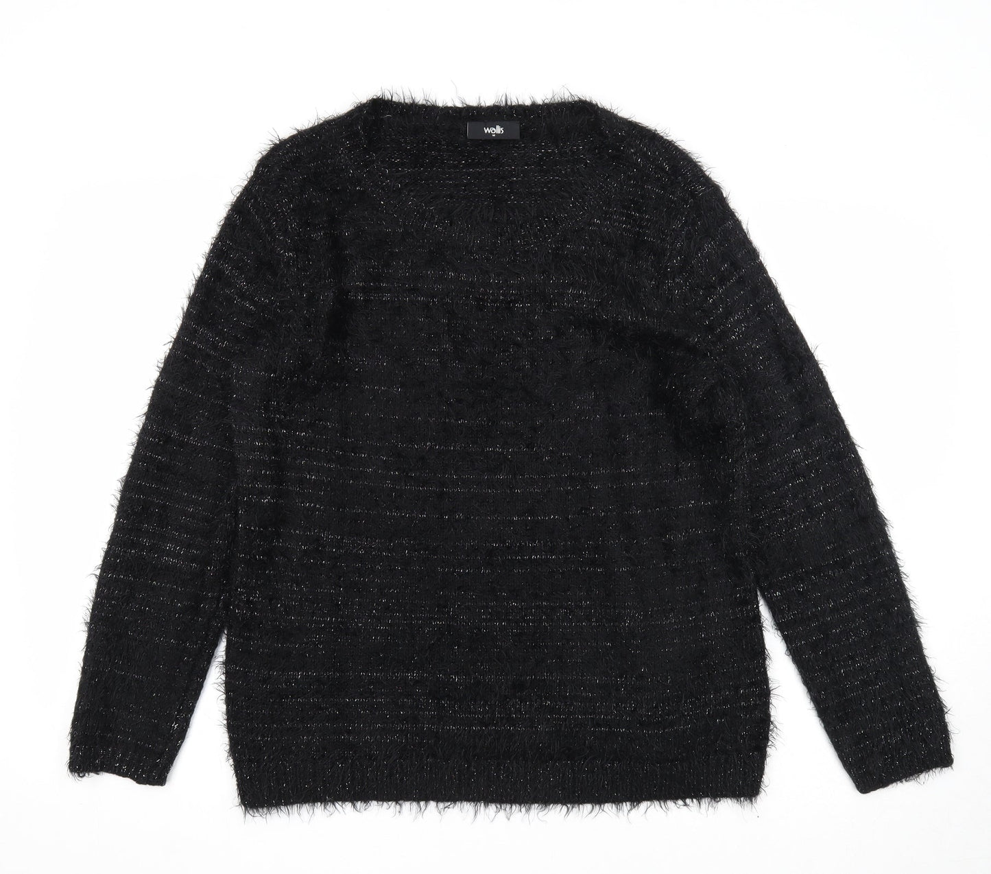 Womens UK Size M Wallis Black Pullover Jumper