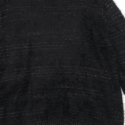 Womens UK Size M Wallis Black Pullover Jumper