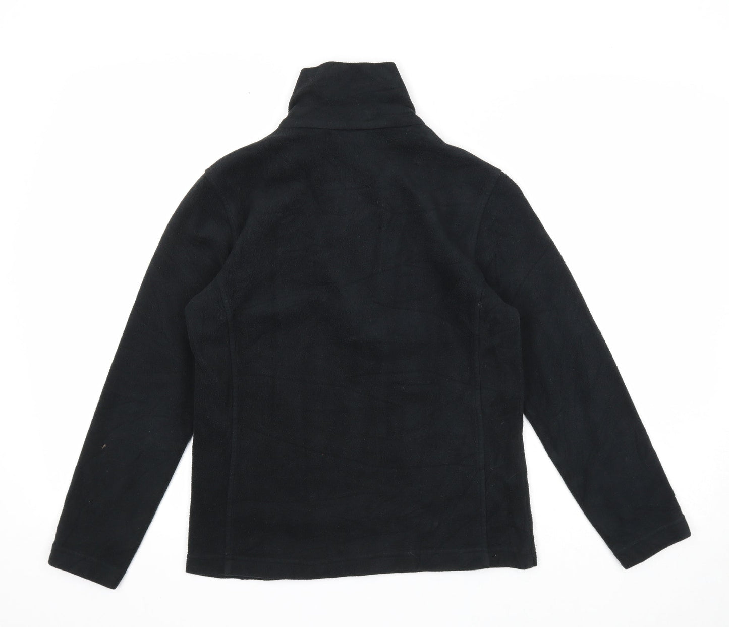 Snow Rock Womens Black Polyester Pullover Sweatshirt Size XS Zip