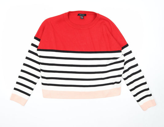 Womens UK Size M New Look Multicoloured Pullover Jumper
