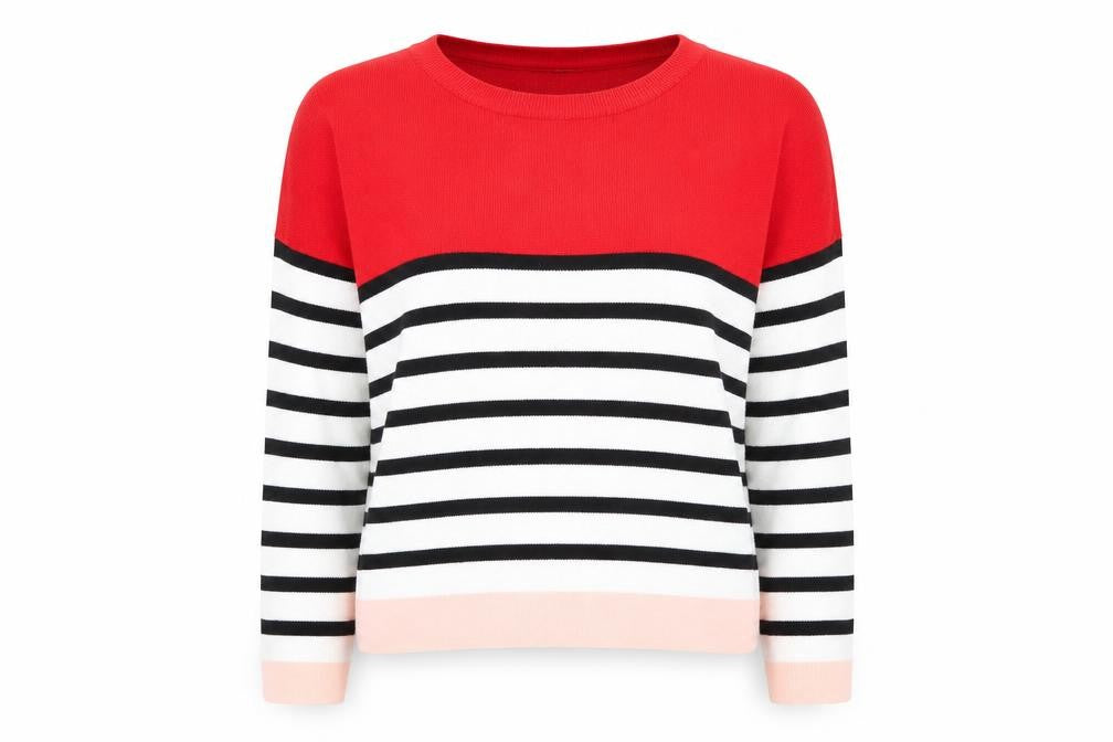 Womens UK Size M New Look Multicoloured Pullover Jumper