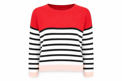 Womens UK Size M New Look Multicoloured Pullover Jumper