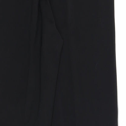 Womens UK Size 12 Preworn Regular Fit  Black Trousers