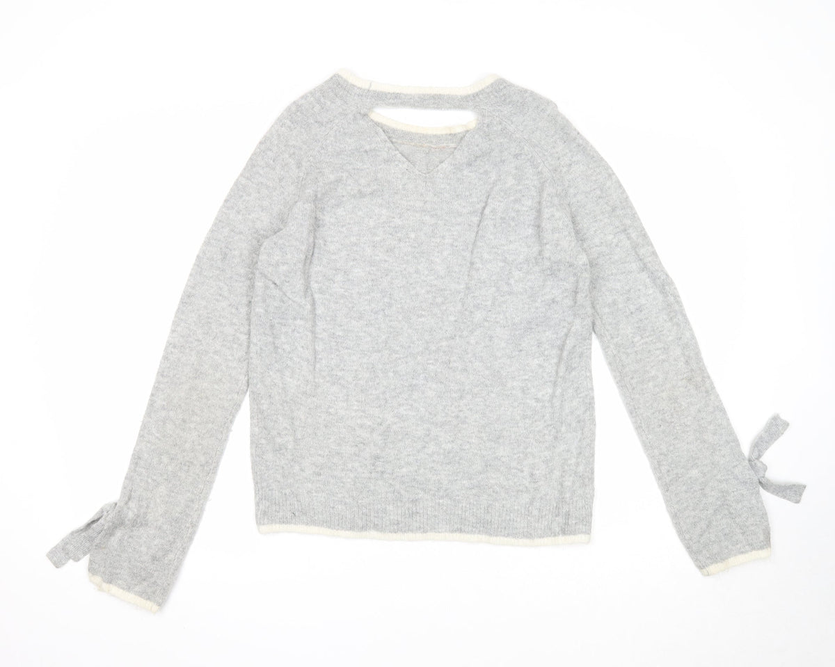 Womens UK Size 10 Dorothy Perkins Grey Pullover Jumper