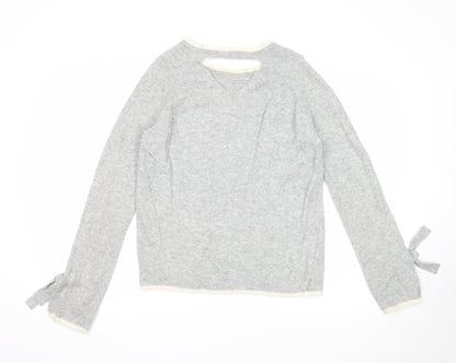 Womens UK Size 10 Dorothy Perkins Grey Pullover Jumper