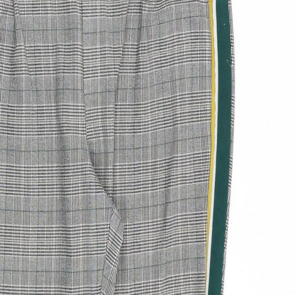 Womens UK Size S Zara Regular Fit  Grey Trousers