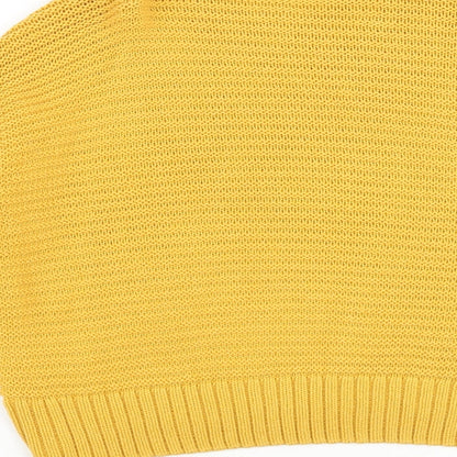 Womens UK Size XS H&M Yellow Pullover Jumper