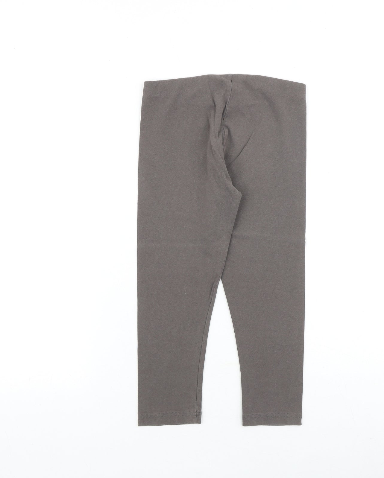 NEXT Girls Grey Cotton Jogger Trousers Size 9 Years Regular Pullover - Leggings