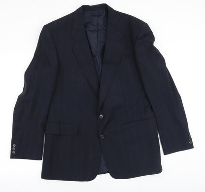 Mens UK Size 42 Bernhardt Regular Blue Suit Jacket