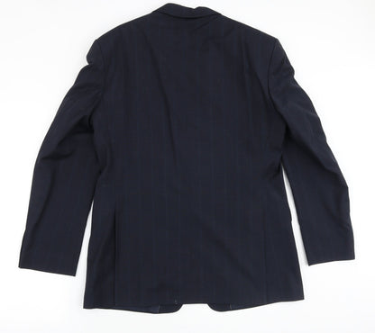 Mens UK Size 42 Bernhardt Regular Blue Suit Jacket