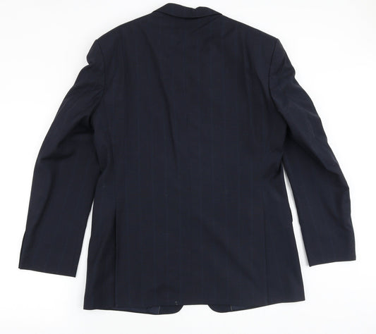 Mens UK Size 42 Bernhardt Regular Blue Suit Jacket