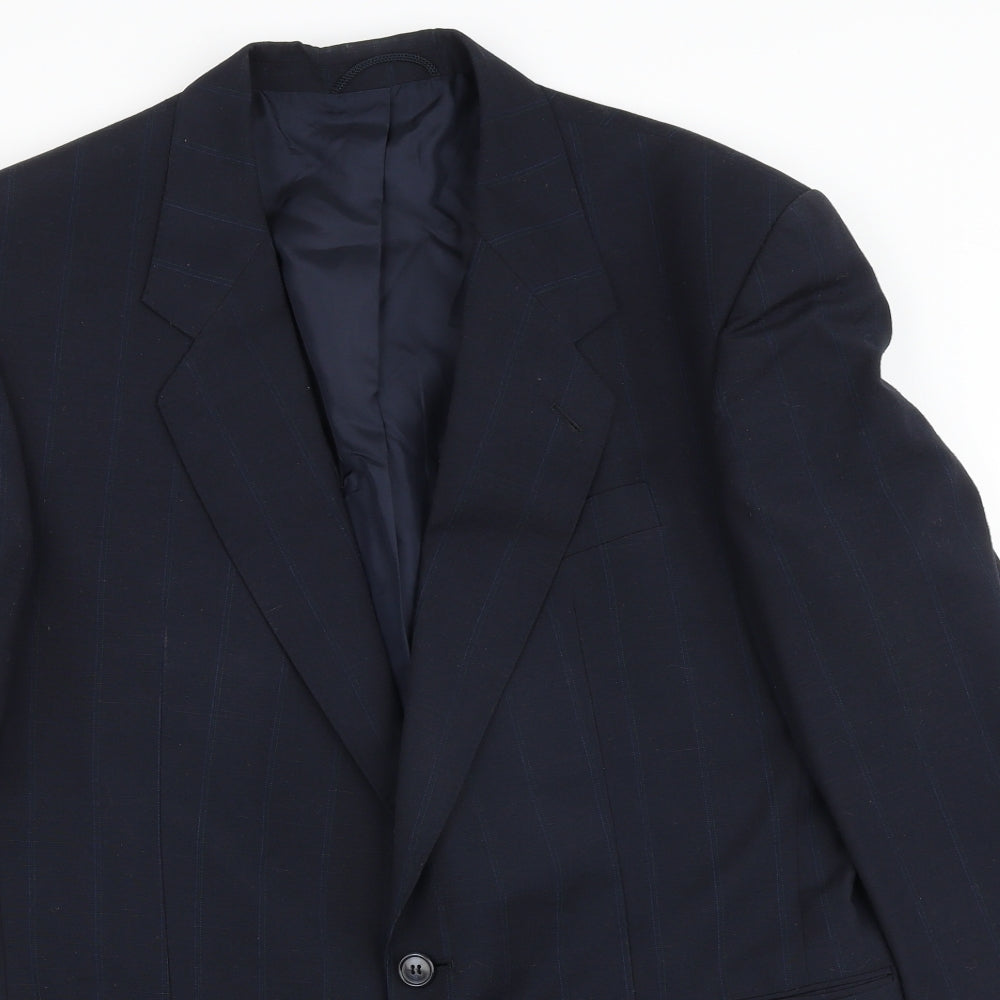 Mens UK Size 42 Bernhardt Regular Blue Suit Jacket