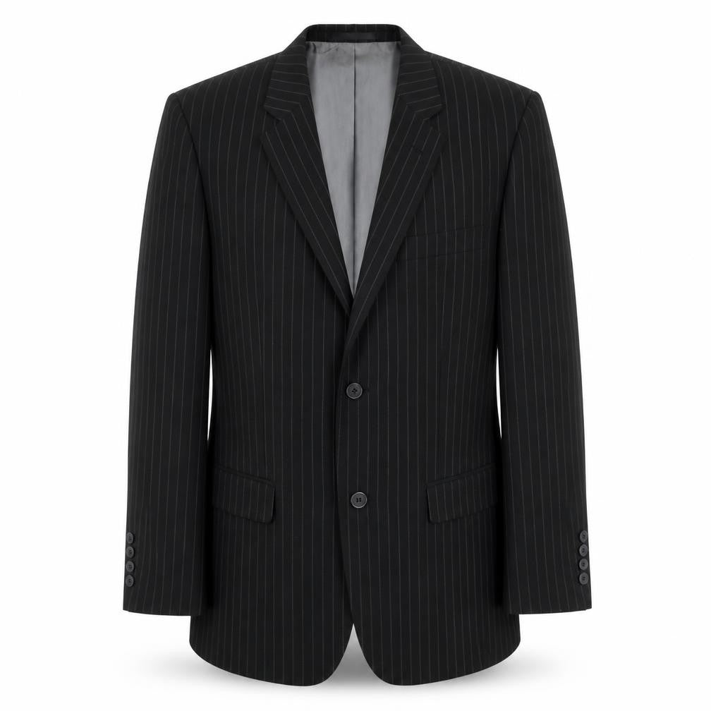 Mens UK Size 38 Avenue Regular Black Suit Jacket