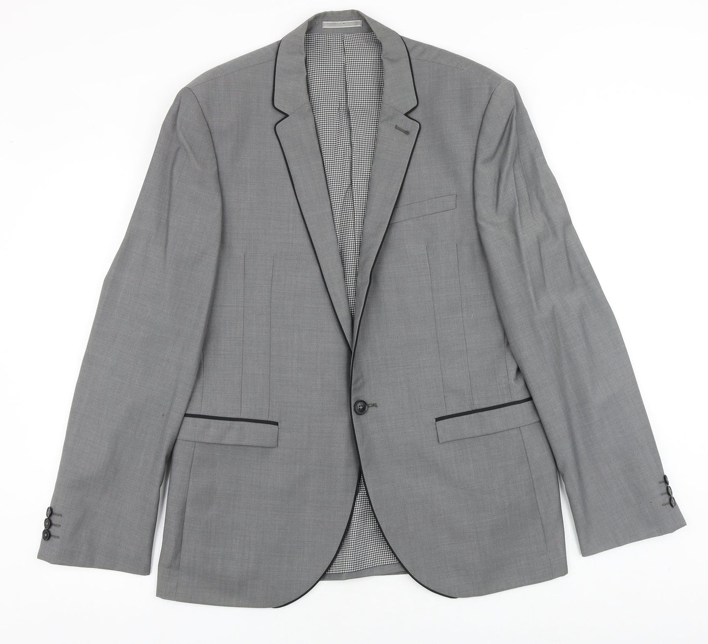 Mens UK Size 40 NEXT Regular Grey Suit Jacket