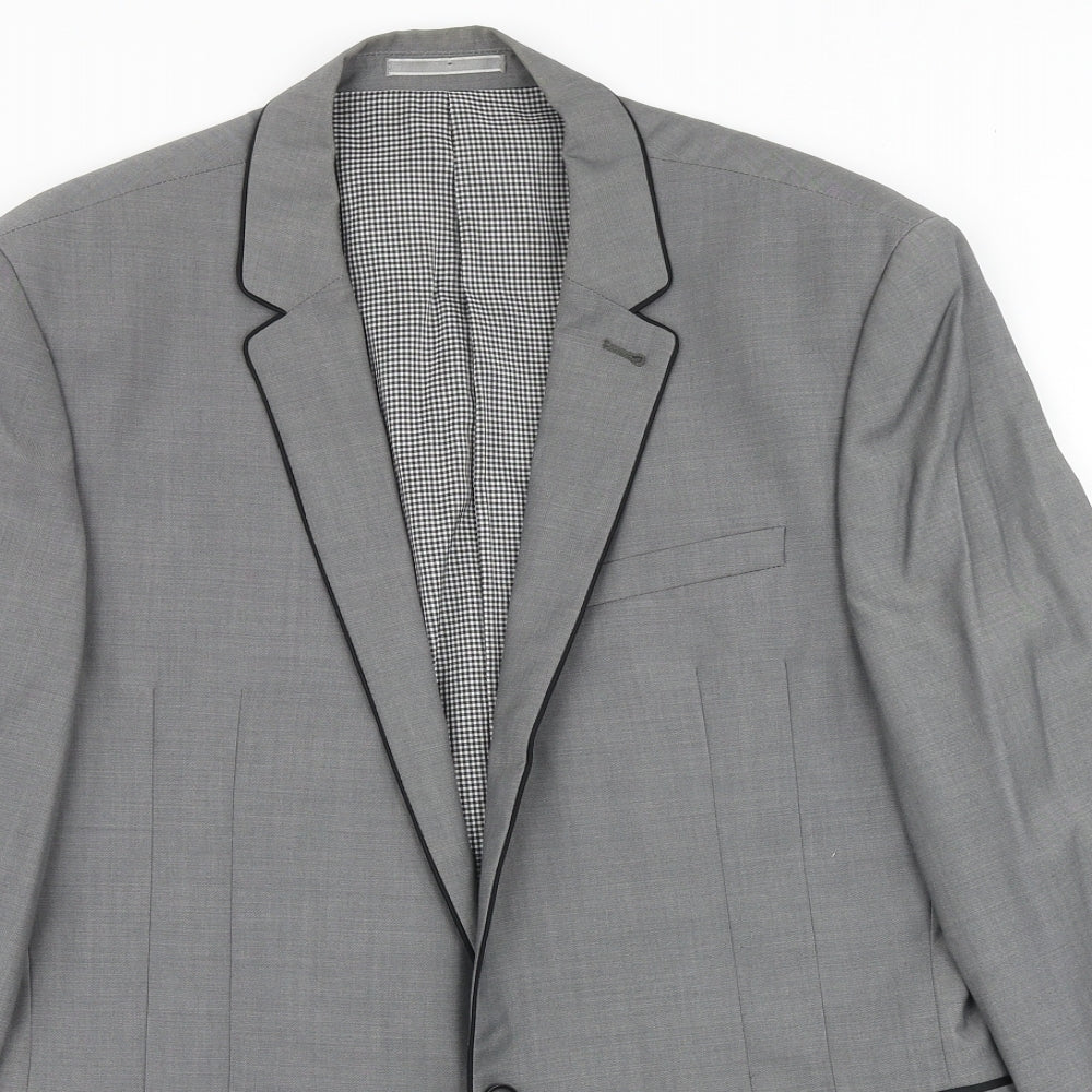 Mens UK Size 40 NEXT Regular Grey Suit Jacket