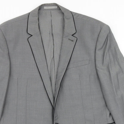 Mens UK Size 40 NEXT Regular Grey Suit Jacket