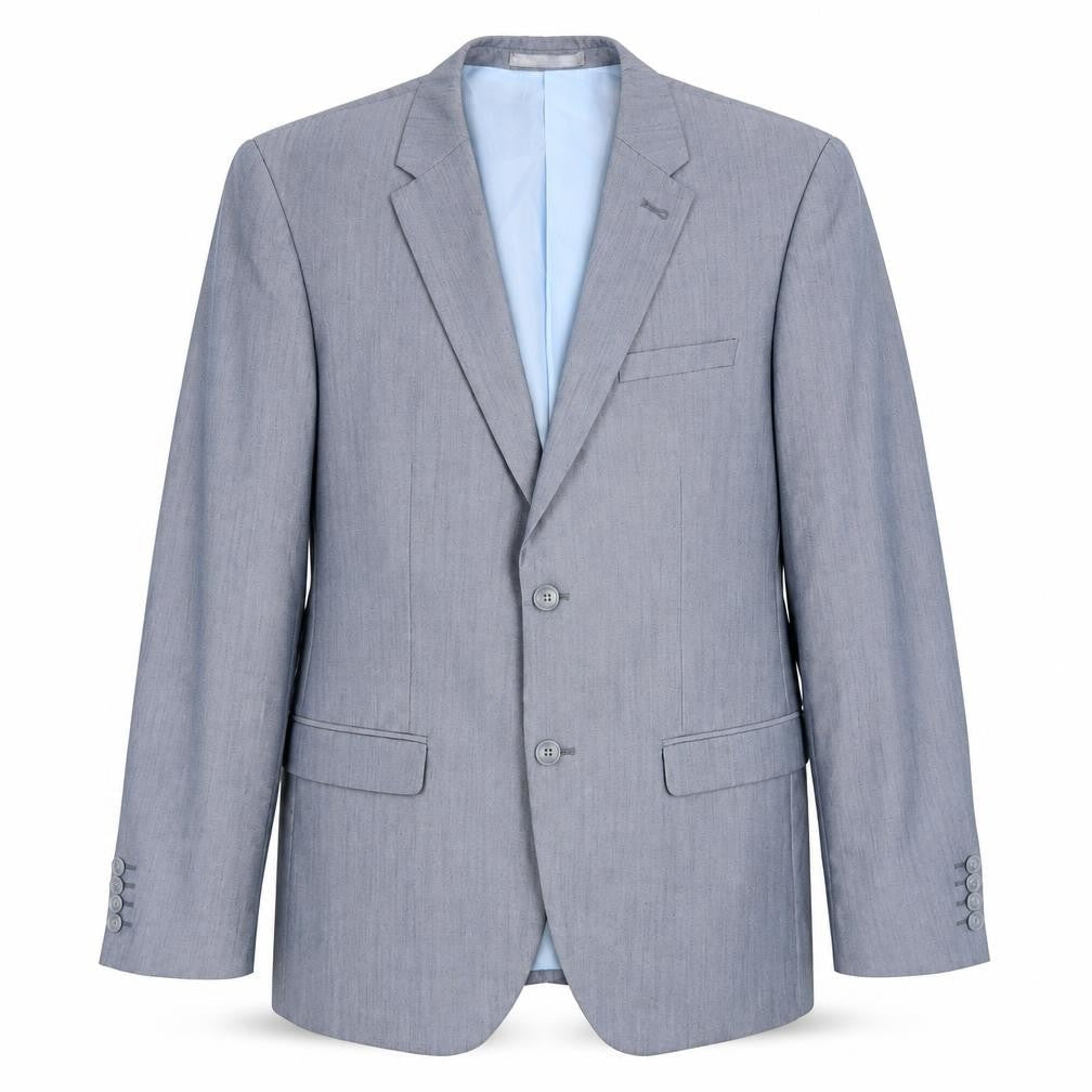 Mens UK Size 40 Peter Werth Regular Grey Suit Jacket