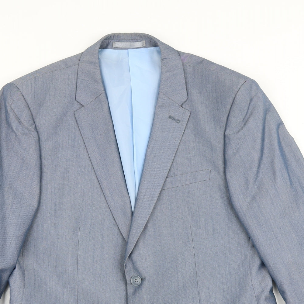 Mens UK Size 40 Peter Werth Regular Grey Suit Jacket