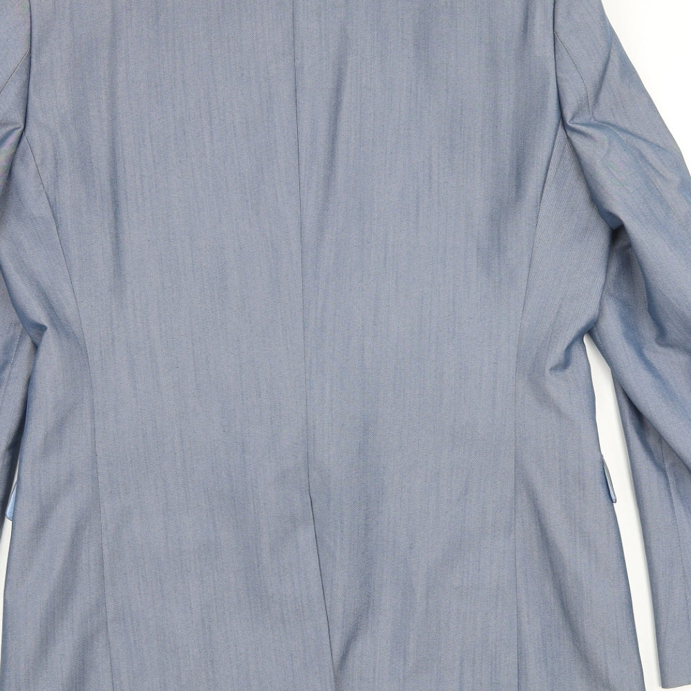 Mens UK Size 40 Peter Werth Regular Grey Suit Jacket
