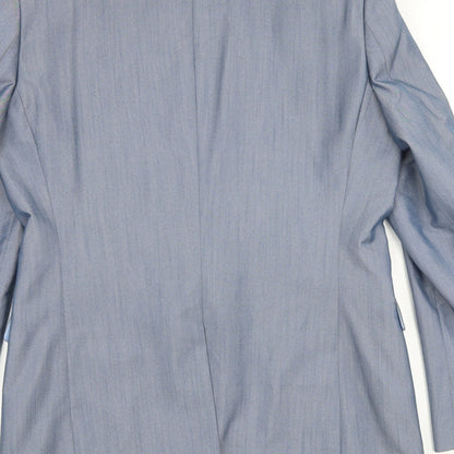 Mens UK Size 40 Peter Werth Regular Grey Suit Jacket