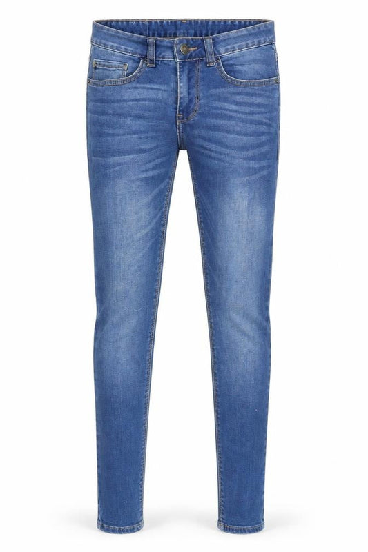 Mens UK Size 28 in Denim & Co. Regular Fit Skinny Blue Jeans