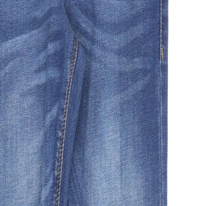 Denim & Co. Mens Blue Cotton Skinny Jeans Size 28 in Regular Zip