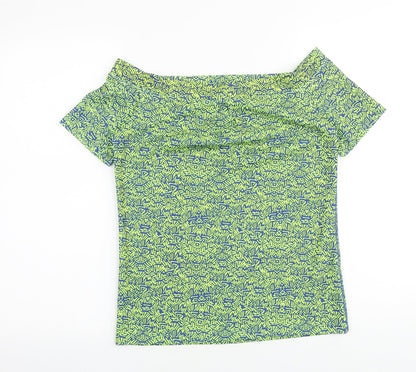 Womens UK Size 8 NEXT Green Basic T-Shirt