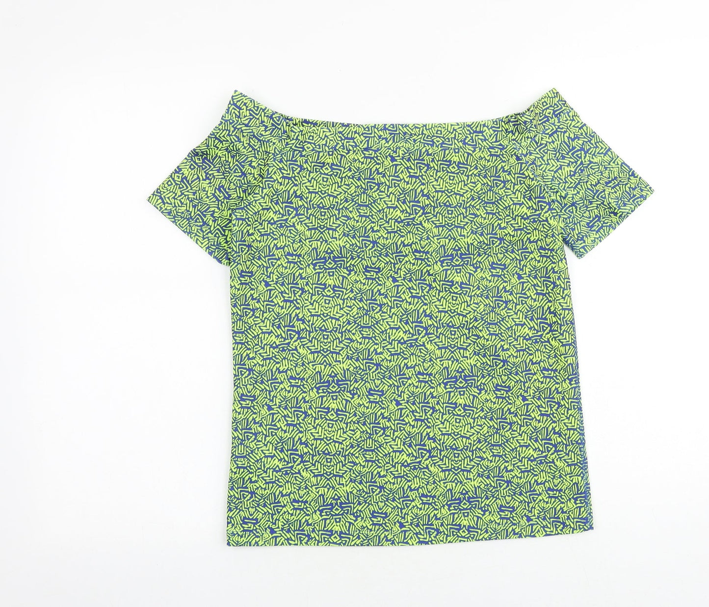 Womens UK Size 8 NEXT Green Basic T-Shirt