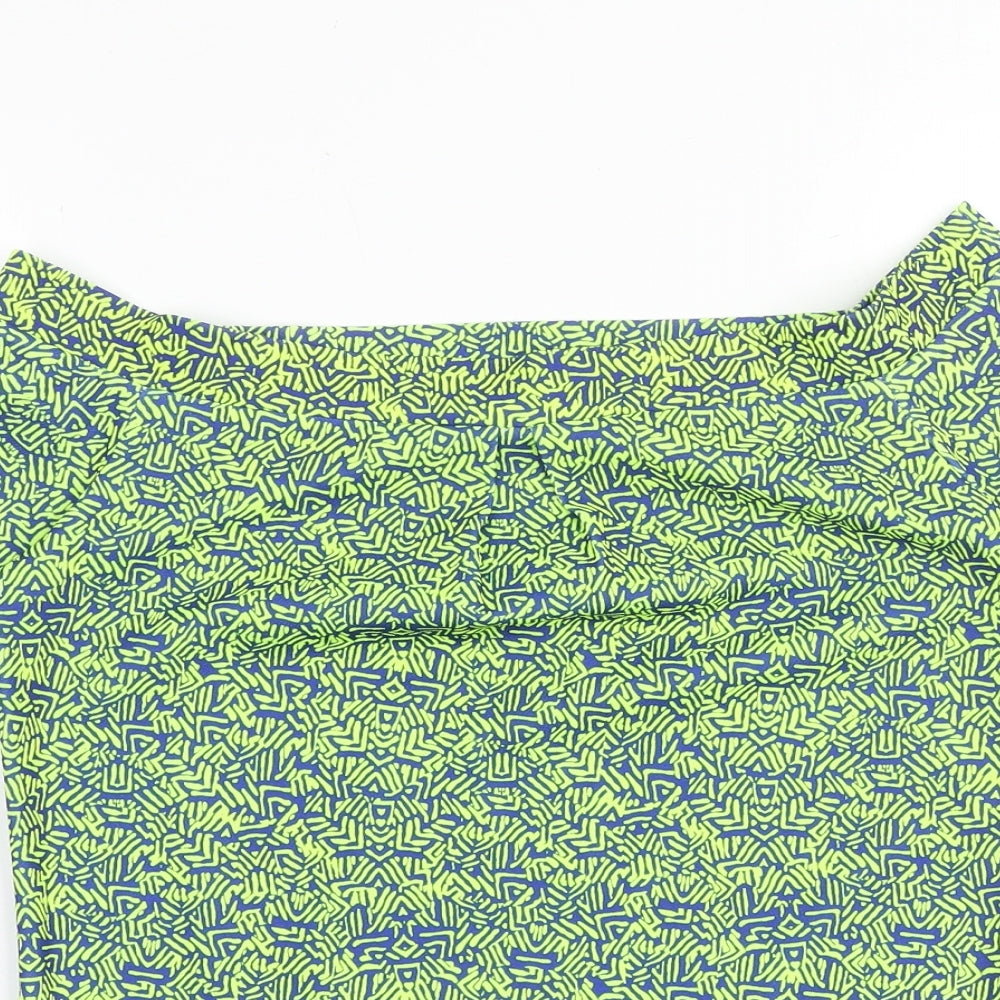 Womens UK Size 8 NEXT Green Basic T-Shirt