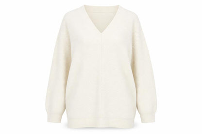 Womens UK Size M H&M White Pullover Jumper