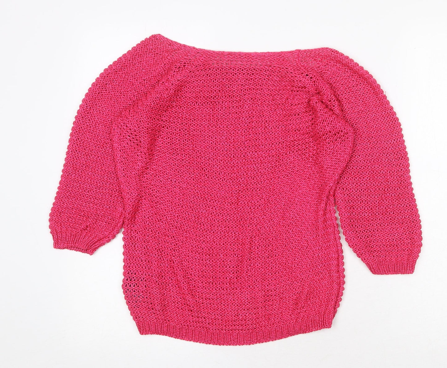 Womens UK Size M Per Una Pink Pullover Jumper