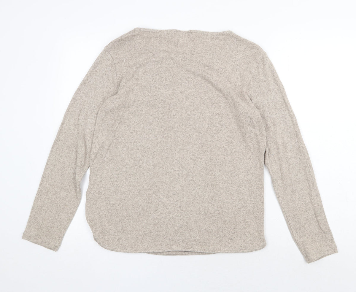 Womens UK Size S H&M Beige Pullover Jumper