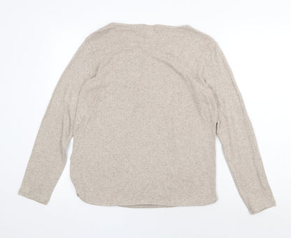 Womens UK Size S H&M Beige Pullover Jumper