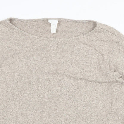Womens UK Size S H&M Beige Pullover Jumper