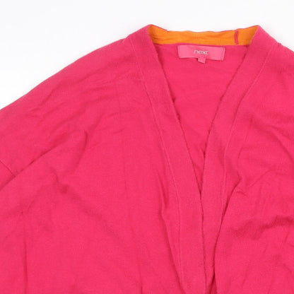 Womens UK Size 8 NEXT Pink Cardigan Jumper