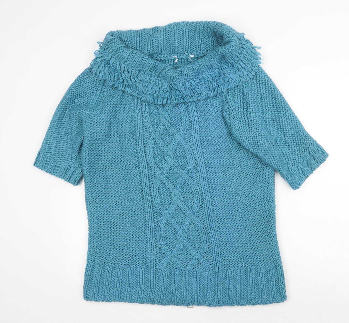 Womens UK Size XL Preworn Green Pullover Jumper