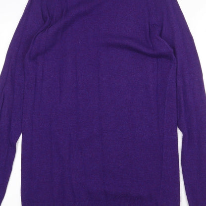 Womens UK Size 10 Marks and Spencer Purple Tunic Jumper